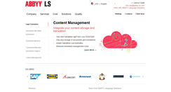 Desktop Screenshot of abbyy-ls.com